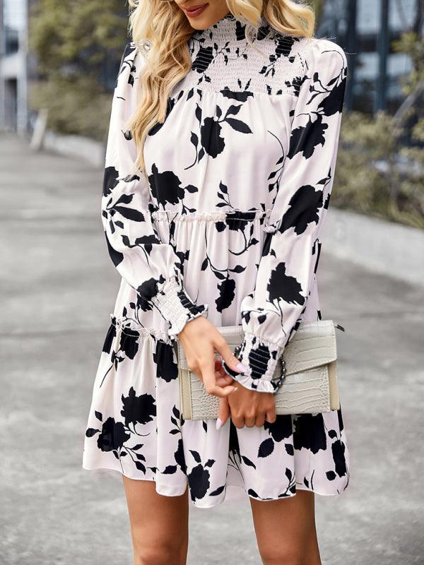 Mini Jurk met Bloemenprint en Ceintuur - Maxi Dresses - Jurkjes.co