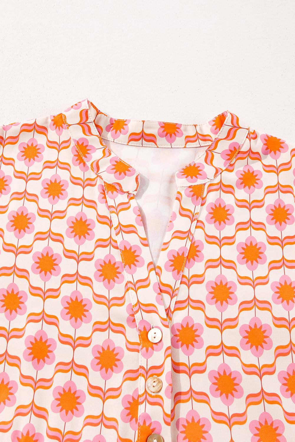 Mini Jurk met Bloemenprint en Flounce Mouwen - Floral Dresses - Jurkjes.co