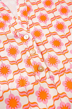 Mini Jurk met Bloemenprint en Flounce Mouwen - Floral Dresses - Jurkjes.co