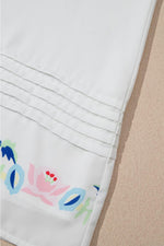 Mini Jurk met Bloemenprint en Plooien - Mini Dresses - Jurkjes.co