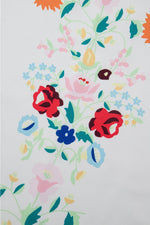 Mini Jurk met Bloemenprint en Plooien - Mini Dresses - Jurkjes.co