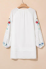 Mini Jurk met Bloemenprint en Plooien - Mini Dresses - Jurkjes.co