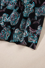 Mini Jurk met Bloemenprint en Revers - Floral Dresses - Jurkjes.co