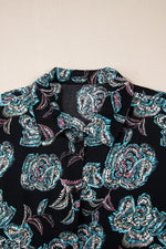 Mini Jurk met Bloemenprint en Revers - Floral Dresses - Jurkjes.co