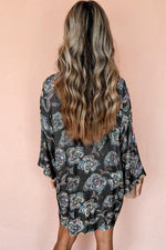 Mini Jurk met Bloemenprint en Revers - Floral Dresses - Jurkjes.co