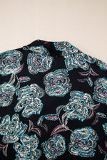 Mini Jurk met Bloemenprint en Revers - Floral Dresses - Jurkjes.co