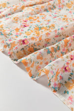 Mini Jurk met Bloemenprint en Ruches - Floral Dresses - Jurkjes.co