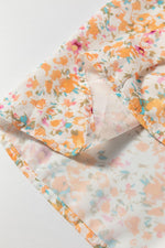 Mini Jurk met Bloemenprint en Ruches - Floral Dresses - Jurkjes.co
