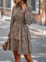 Mini Jurk met Bloemenprint en Ruffles - Mini Dresses - Jurkjes.co