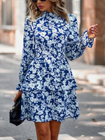 Mini Jurk met Bloemenprint en Ruffles - Mini Dresses - Jurkjes.co
