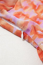 Mini Jurk met Bloemenprint en Vierkante Halslijn - Floral Dresses - Jurkjes.co