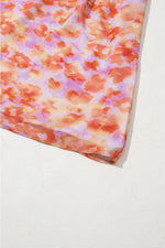 Mini Jurk met Bloemenprint en Vierkante Halslijn - Floral Dresses - Jurkjes.co