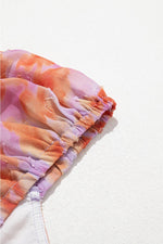 Mini Jurk met Bloemenprint en Vierkante Halslijn - Floral Dresses - Jurkjes.co