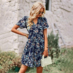 Mini Jurk met Bloemenprint - Women Summer Dress - Jurkjes.co