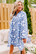 Mini Jurk met Borduurwerk en V-hals - Mini Dresses - Jurkjes.co