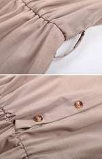 Mini Jurk met Ceintuur en Rimpelzoom - Mini Dresses - Jurkjes.co