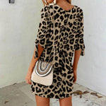 Mini Jurk met Dierenprint en Bandage - Women Summer Dress - Jurkjes.co