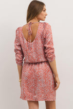 Mini Jurk met Dierenprint en Split - Mini Dresses - Jurkjes.co