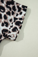 Mini Jurk met Dierenprint en V-hals - Mini Dresses - Jurkjes.co