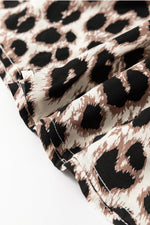 Mini Jurk met Dierenprint en V-hals - Mini Dresses - Jurkjes.co