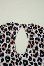 Mini Jurk met Dierenprint en V-hals - Mini Dresses - Jurkjes.co
