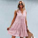 Mini Jurk met Elegante Ruches - Women Summer Dress - Jurkjes.co