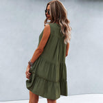Mini Jurk met Elegante Ruches - Women Summer Dress - Jurkjes.co