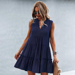 Mini Jurk met Elegante Ruches - Women Summer Dress - Jurkjes.co