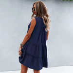 Mini Jurk met Elegante Ruches - Women Summer Dress - Jurkjes.co