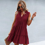 Mini Jurk met Elegante Ruches - Women Summer Dress - Jurkjes.co