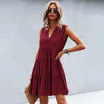 Mini Jurk met Elegante Ruches - Women Summer Dress - Jurkjes.co