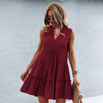 Mini Jurk met Elegante Ruches - Women Summer Dress - Jurkjes.co