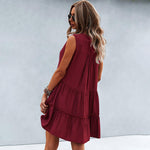 Mini Jurk met Elegante Ruches - Women Summer Dress - Jurkjes.co