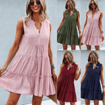 Mini Jurk met Elegante Ruches - Women Summer Dress - Jurkjes.co