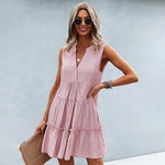 Mini Jurk met Elegante Ruches - Women Summer Dress - Jurkjes.co