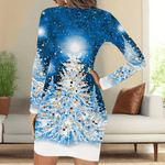 Mini Jurk met Feestelijke Print - Dresses - Jurkjes.co