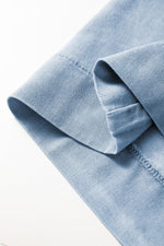 Mini Jurk met Fluttermouwen en Knoopsluiting - Mini Dresses - Jurkjes.co