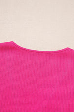 Mini Jurk met Gebreide V-hals - Mini Dresses - Jurkjes.co