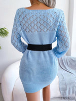 Mini Jurk met Gehaakt Ontwerp - Mini Dresses - Jurkjes.co