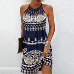 Mini-jurk met Geometrisch Patroon - Dresses - Jurkjes.co