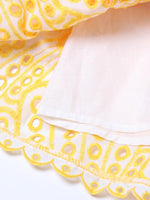 Mini Jurk met Geometrisch Patroon en Gerimpelde Zoom - Mini Dresses - Jurkjes.co