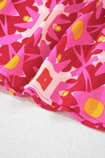 Mini Jurk met Geometrisch Patroon - Mini Dresses - Jurkjes.co