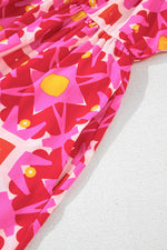Mini Jurk met Geometrisch Patroon - Mini Dresses - Jurkjes.co