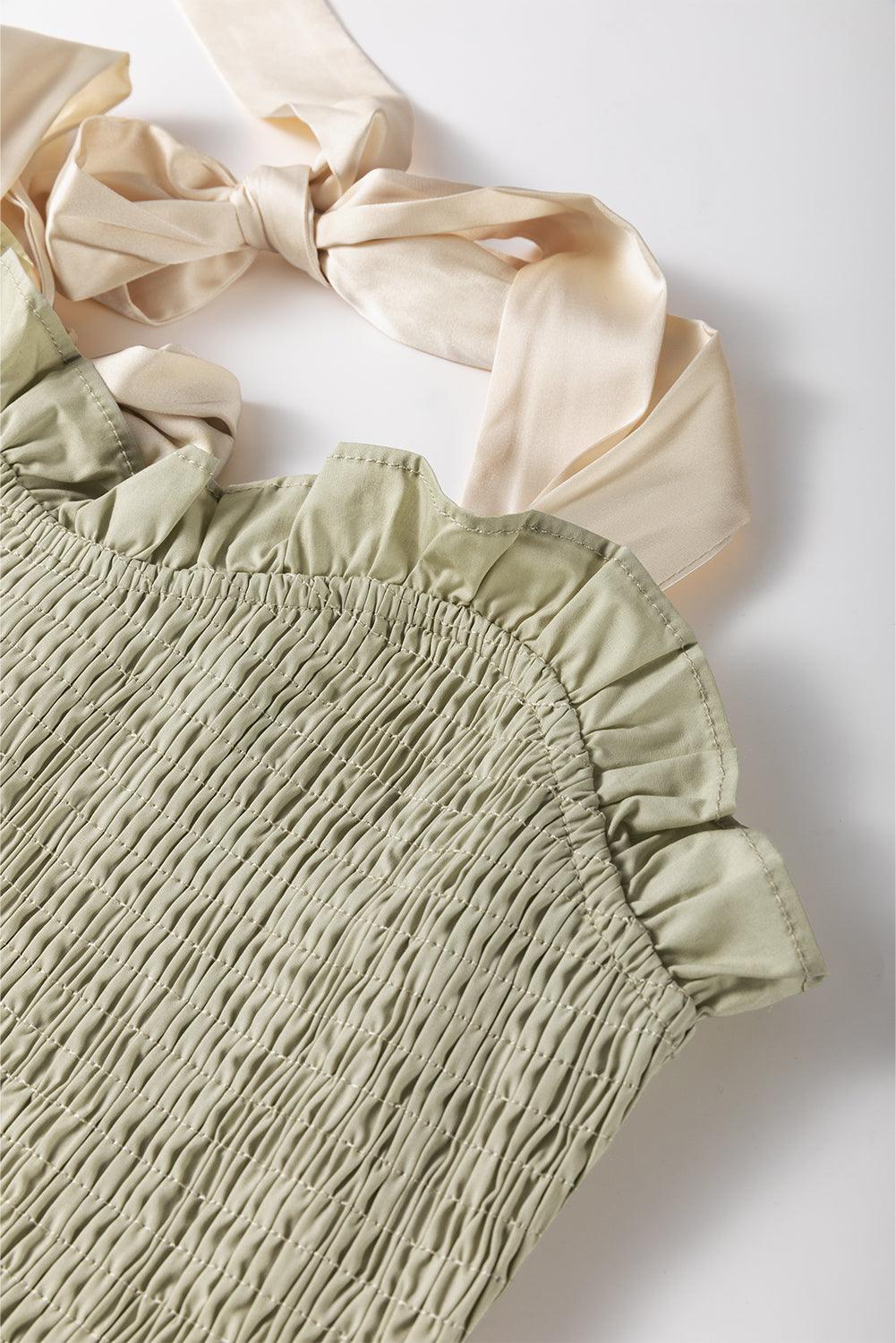 Mini Jurk met Gerimpelde Bodice - Mini Dresses - Jurkjes.co