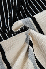 Mini Jurk met Gestreept Colorblock - Mini Dresses - Jurkjes.co