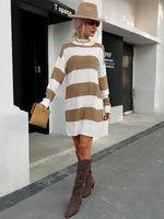 Mini Jurk met Gestreept Patroon - Group12 - Jurkjes.co