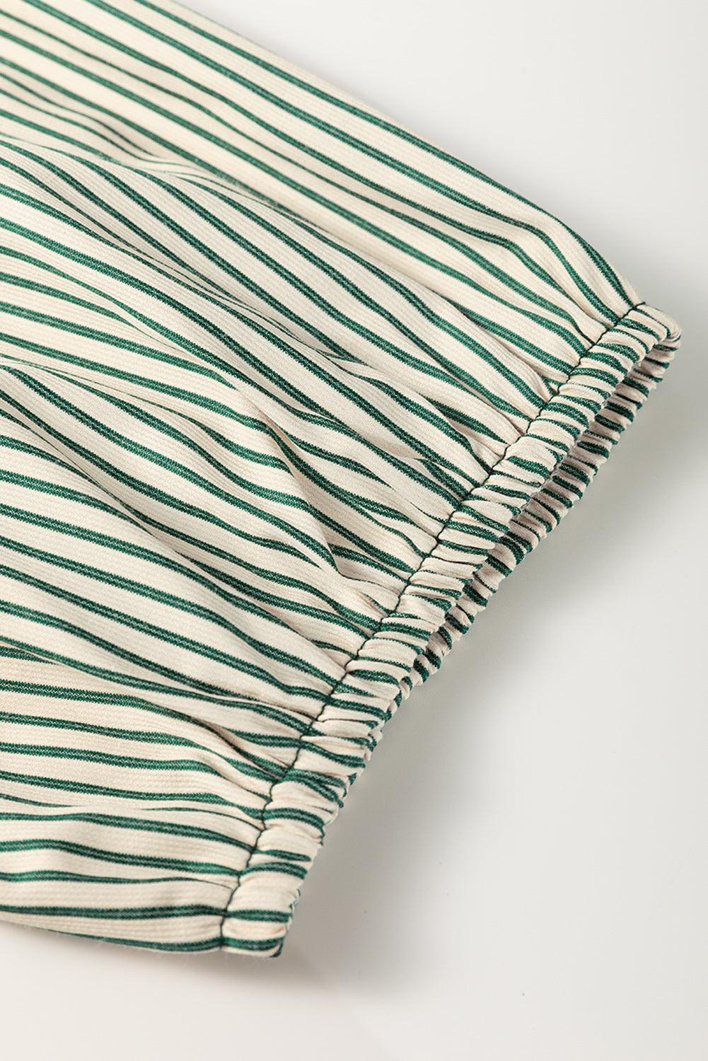 Mini Jurk met Gestreept Patroon - Mini Dresses - Jurkjes.co