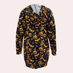 Mini Jurk met Halloweenprint en Capuchon - Dresses - Jurkjes.co
