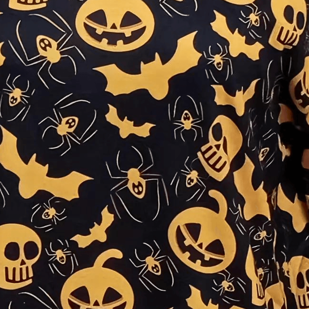 Mini Jurk met Halloweenprint en Capuchon - Dresses - Jurkjes.co