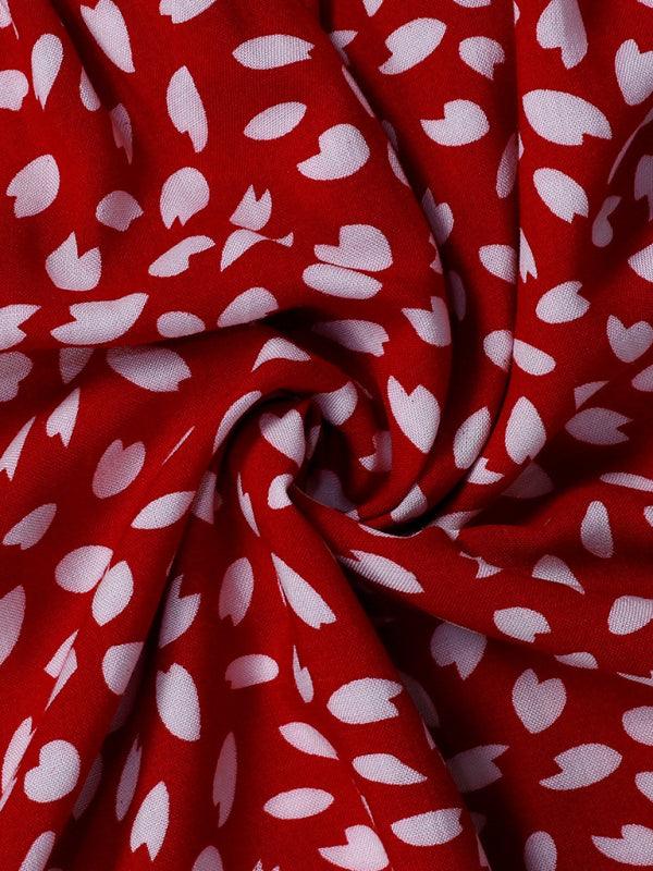 Mini Jurk met Halternek en Hartjesprint - Mini Dresses - Jurkjes.co